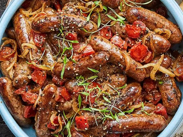 Sausages in Wine Sauce